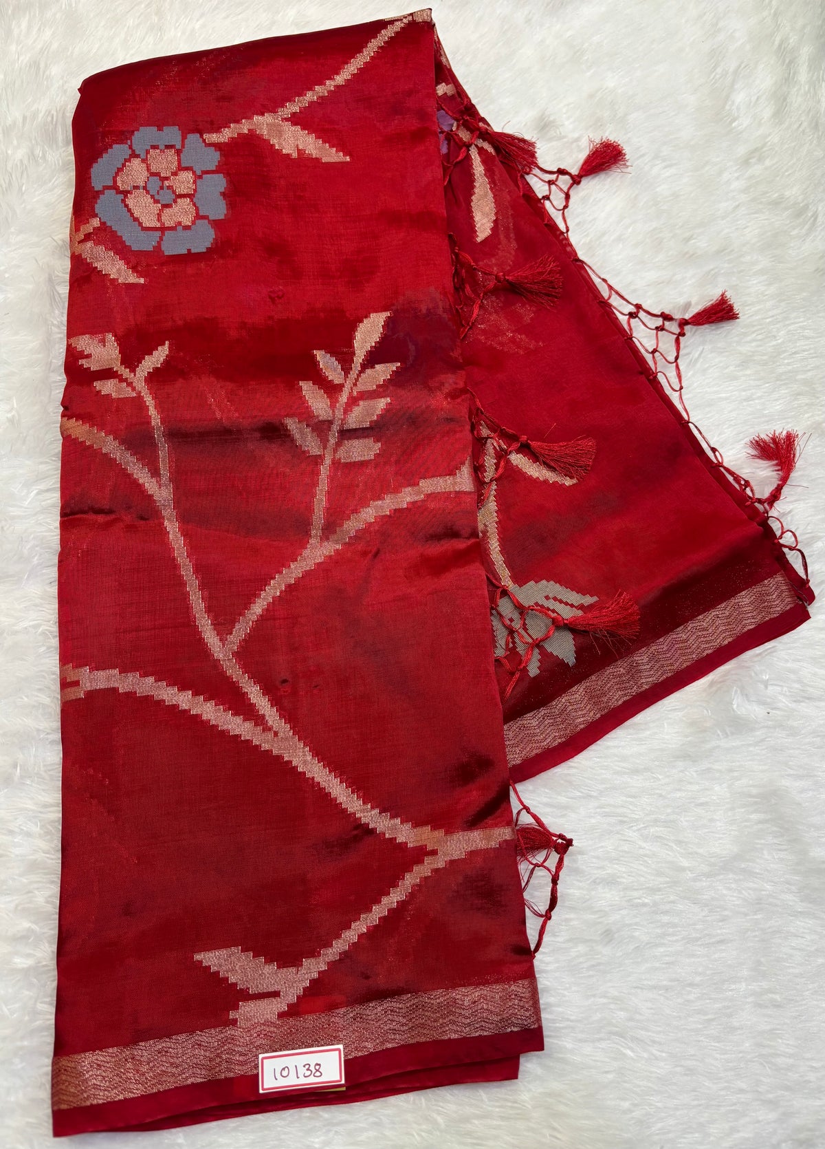 Paper Silk Jamdani sarees