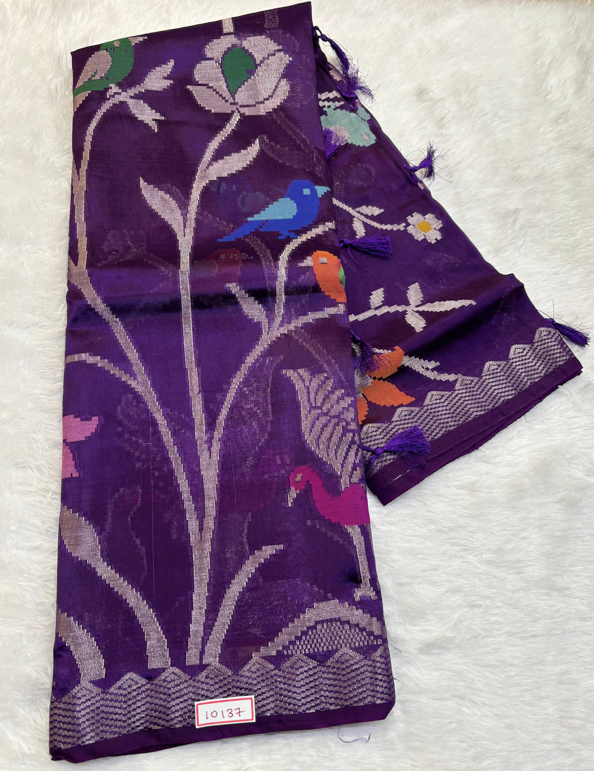 Paper Silk Jamdani sarees