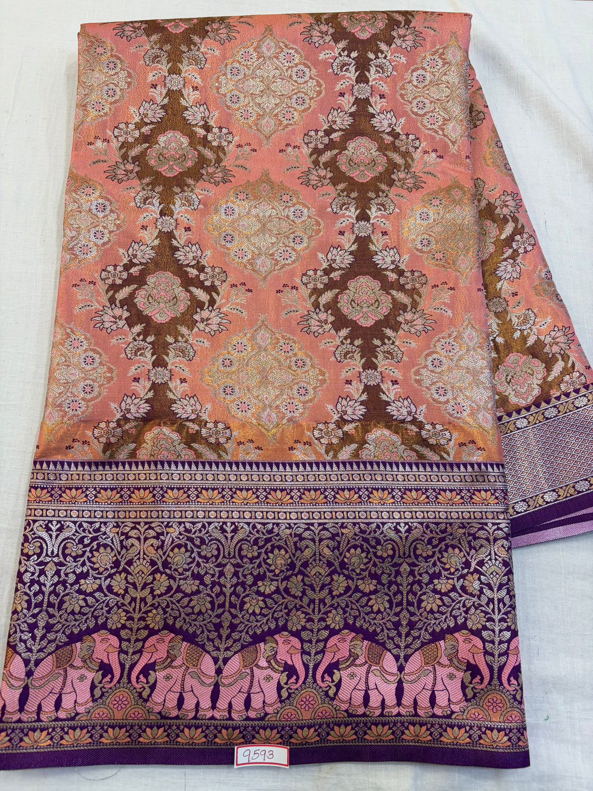 Semi Kanchi Meenakari Pattu Saree