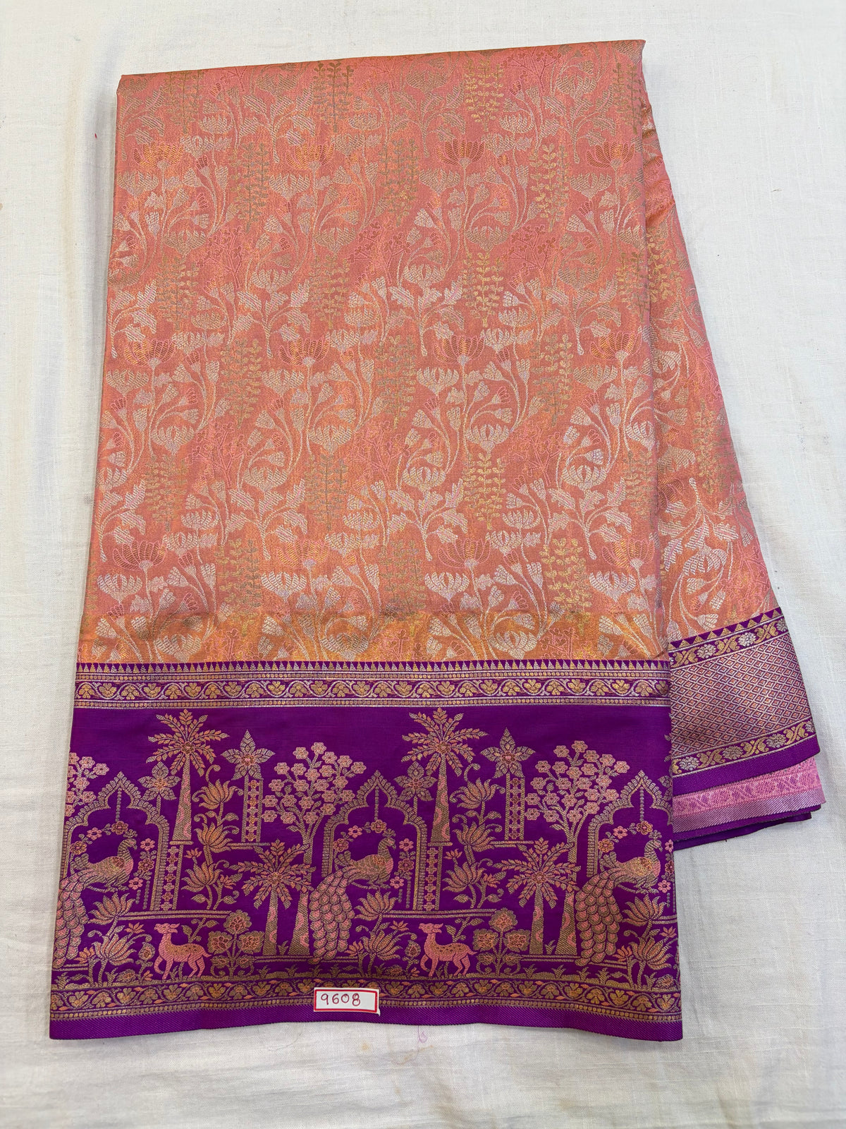 Semi Kanchi Meenakari Pattu Saree