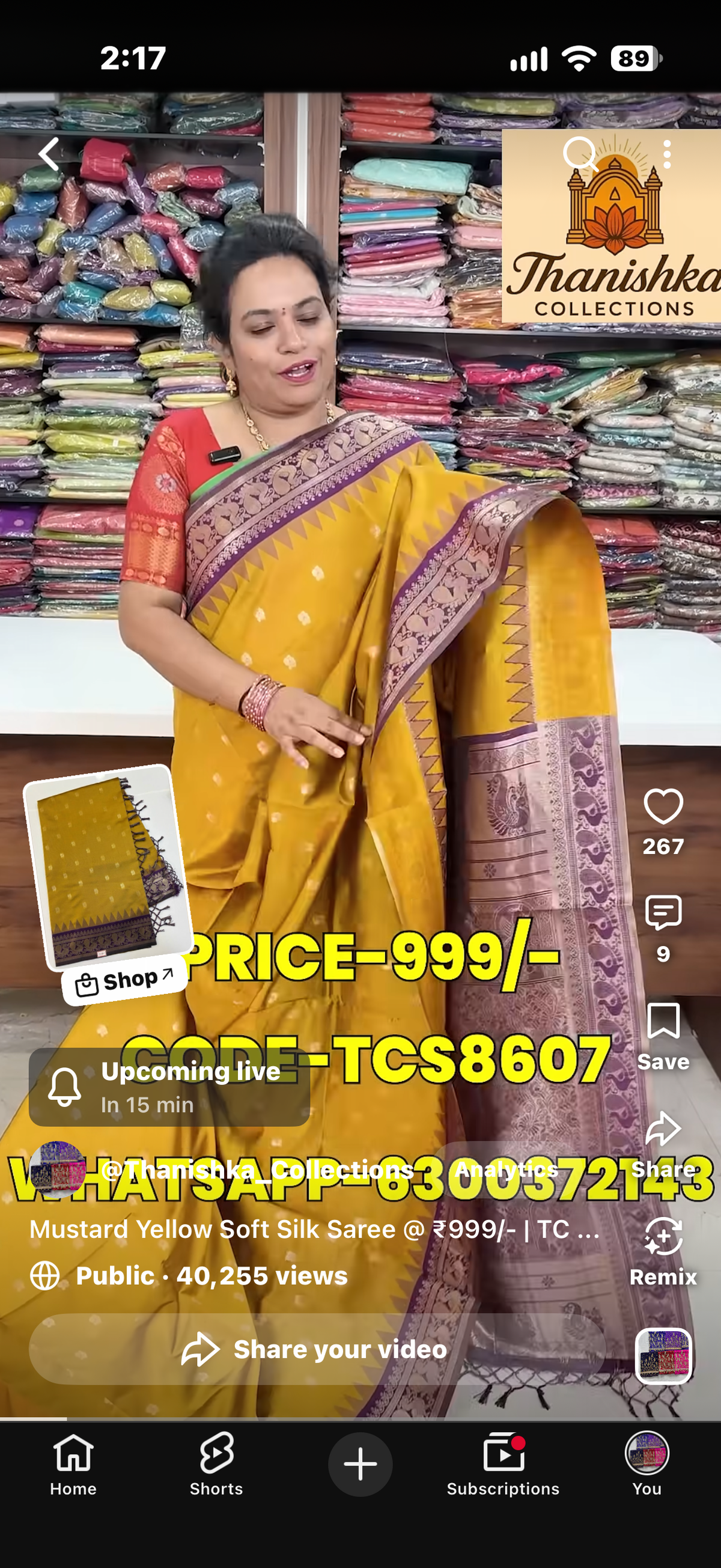 Soft silk Small Border Saree