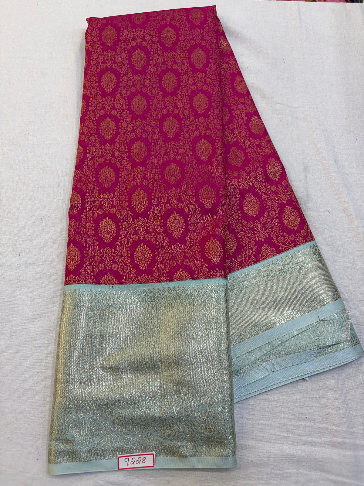 Semi Kanchi Pattu Saree - Pencil Work