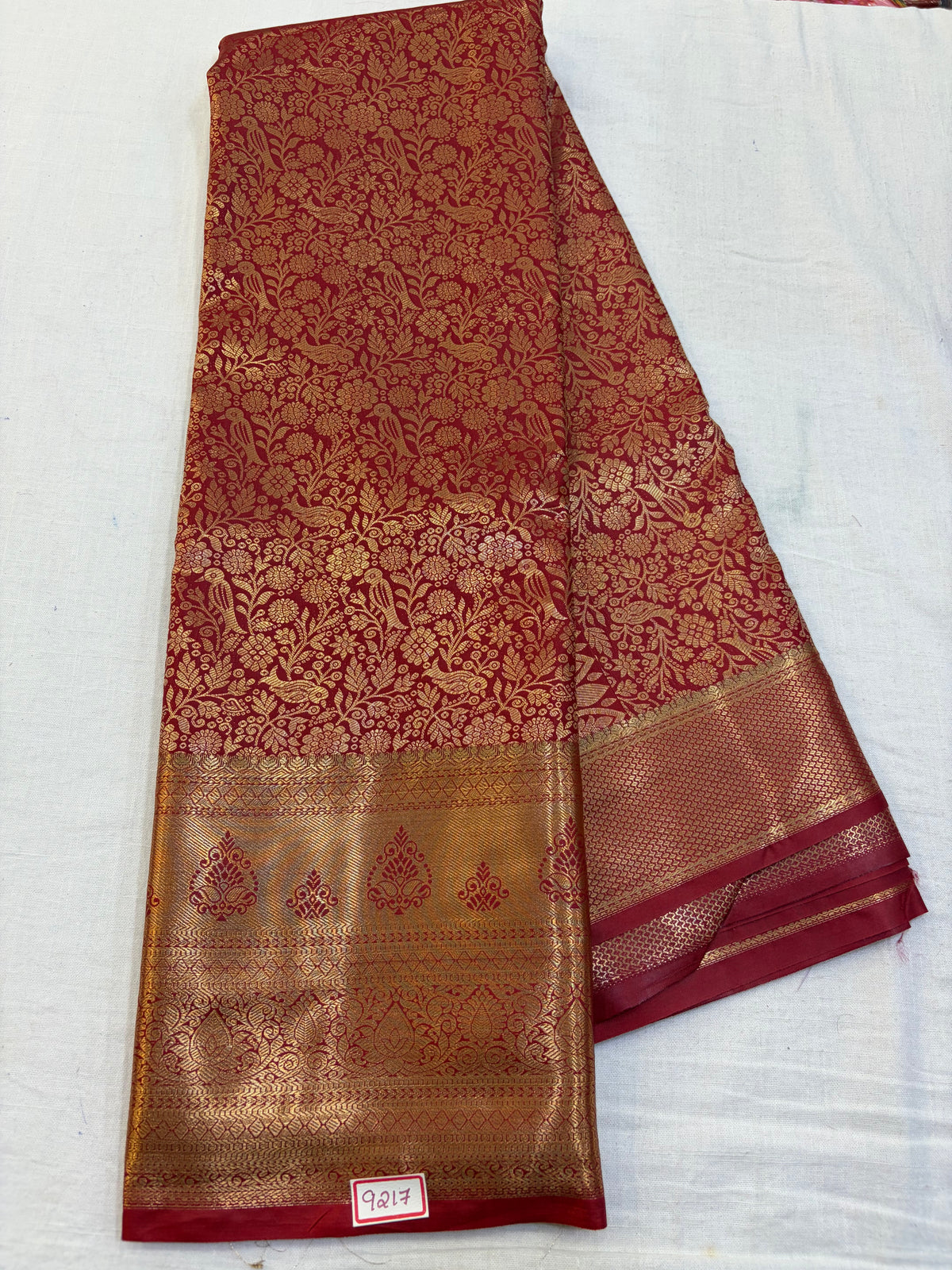 Semi Kanchi Pattu Saree - Pencil Work