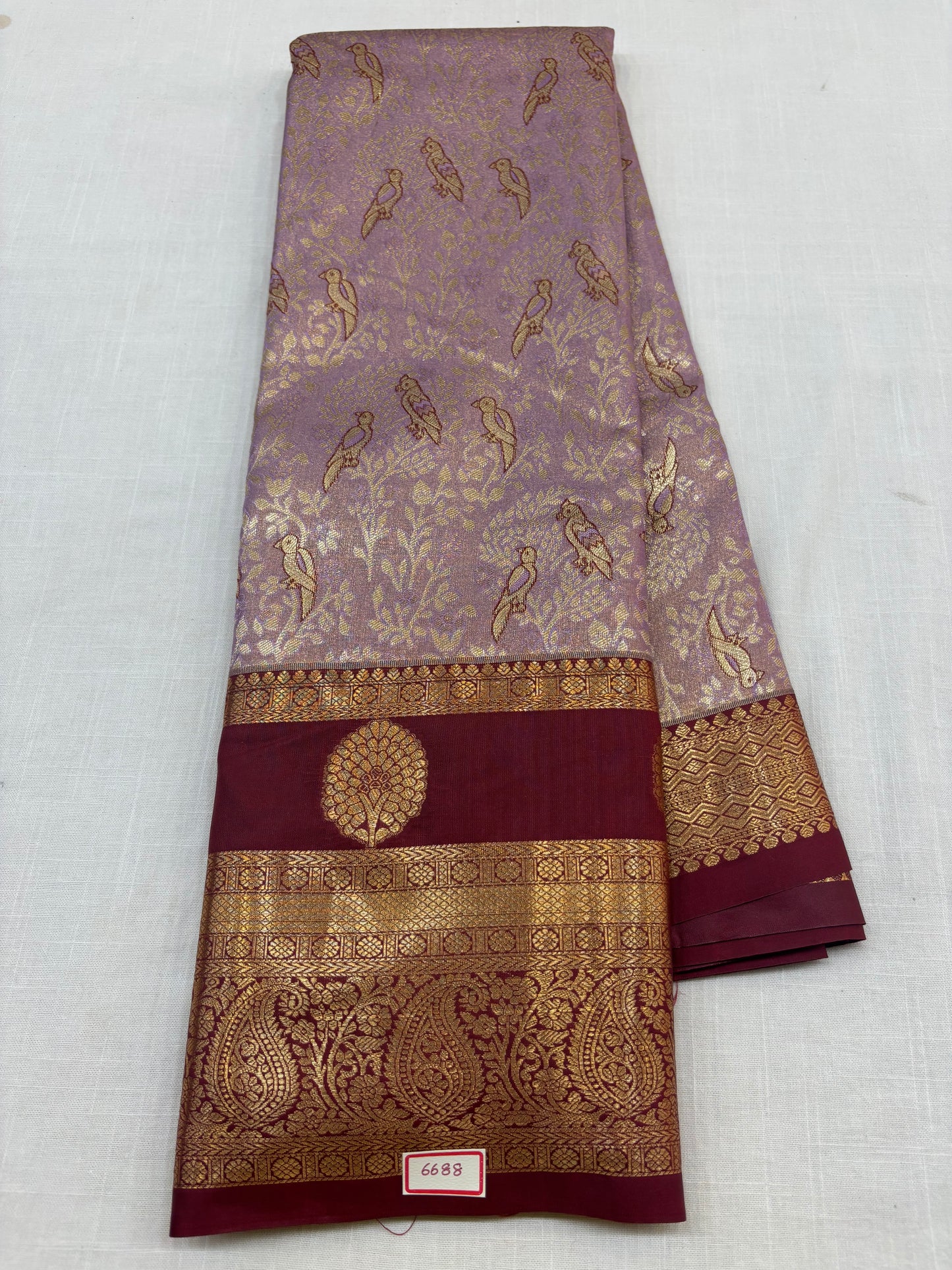 Semi Kanchi Tissue Pattu Sarees