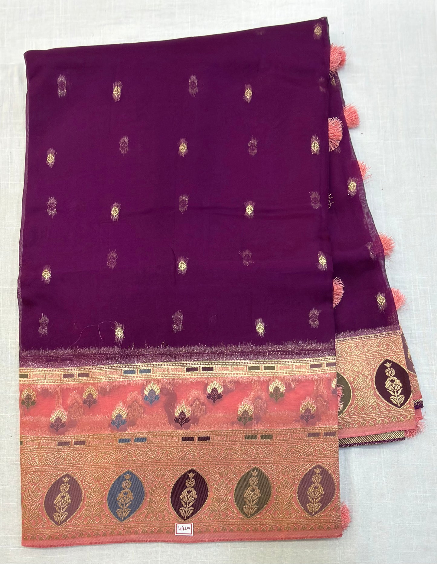 Pure Kora Saree