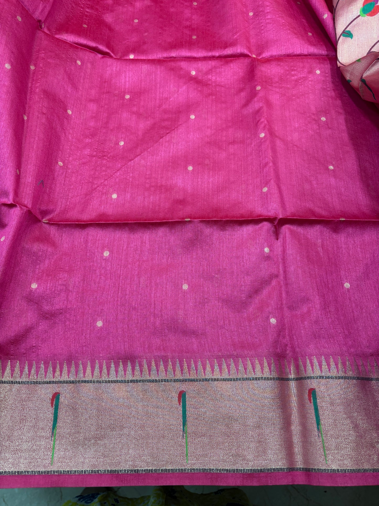 Paithani Muniya border Saree