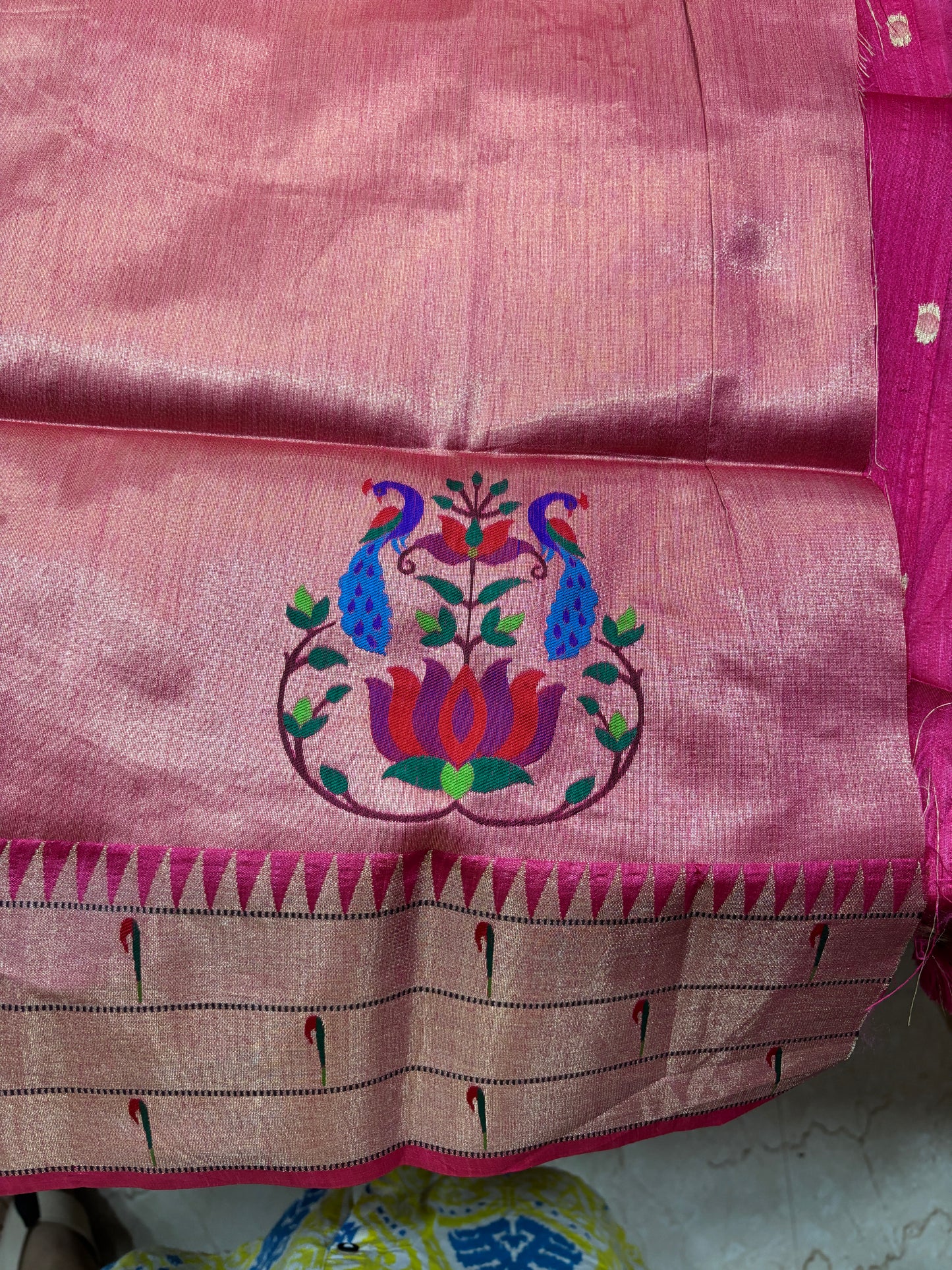 Paithani Muniya border Saree