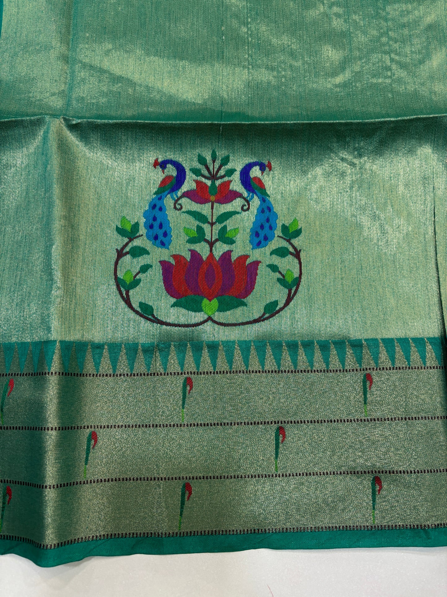 Paithani Muniya border Saree