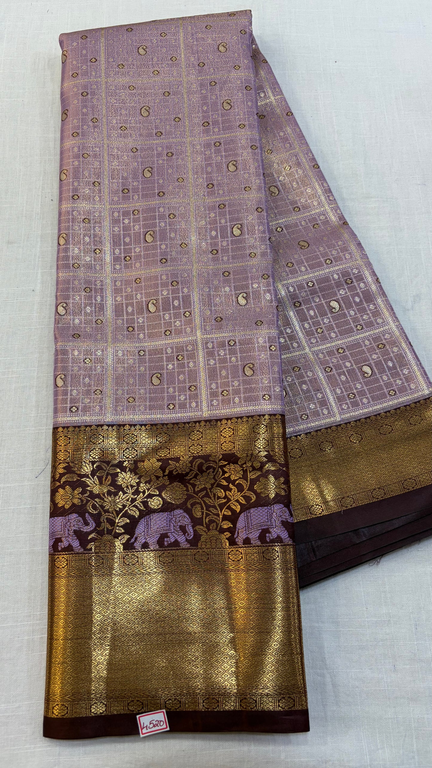 Semi Kanchi Tissue Pattu Sarees