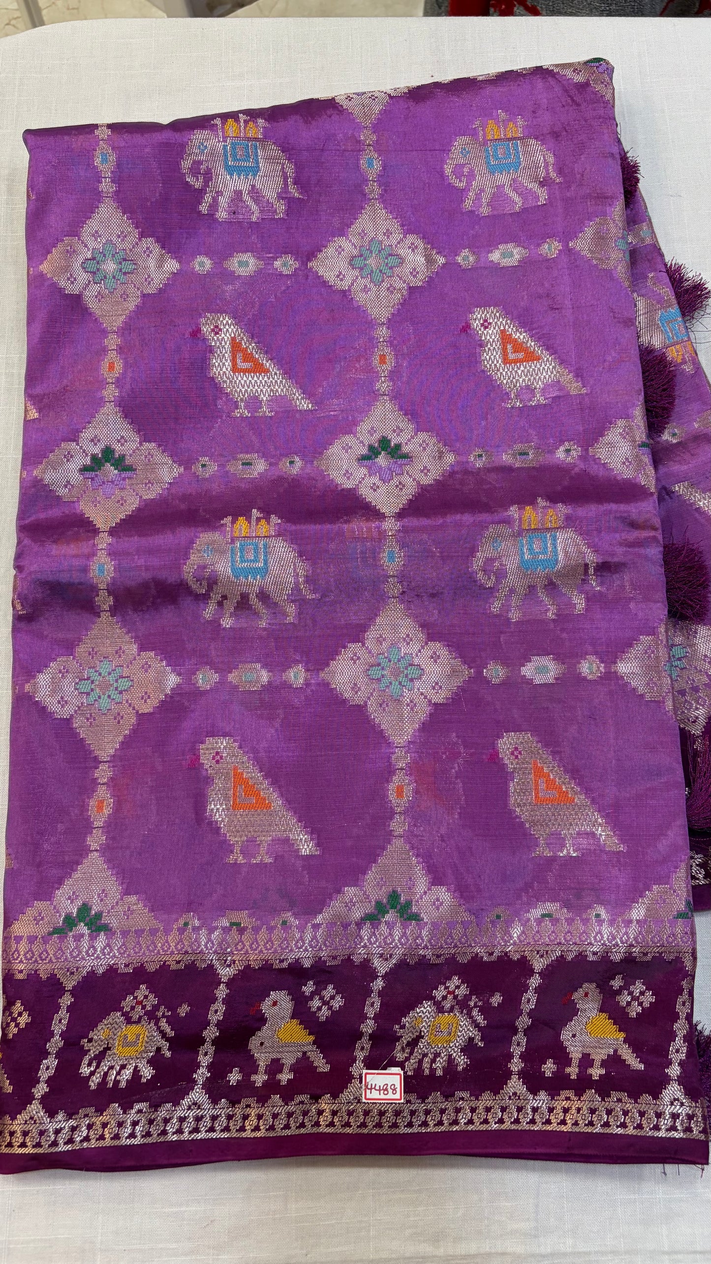 HO Ikkat Weaving Saree