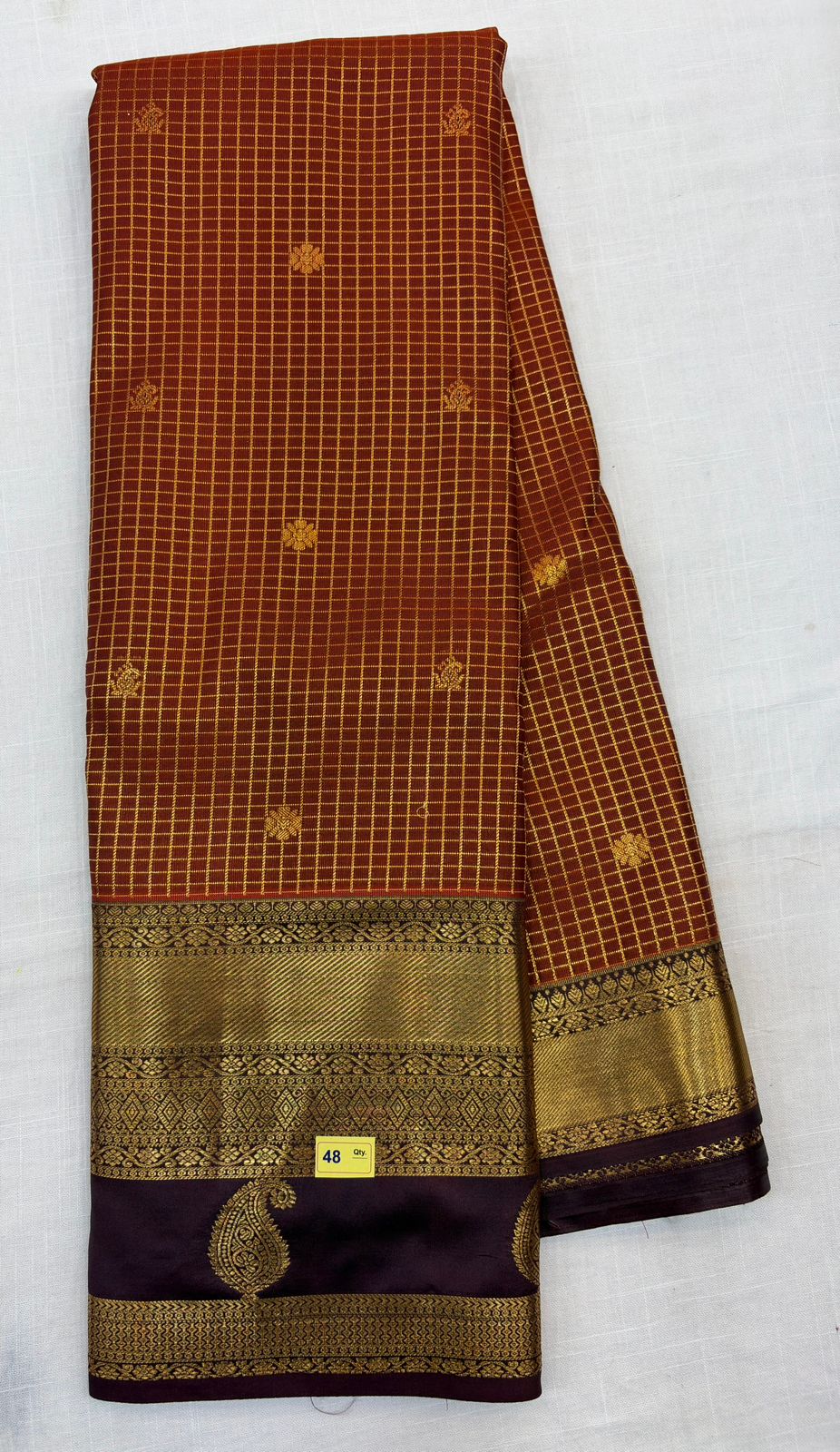 Semi Kanchi pattu Saree A48