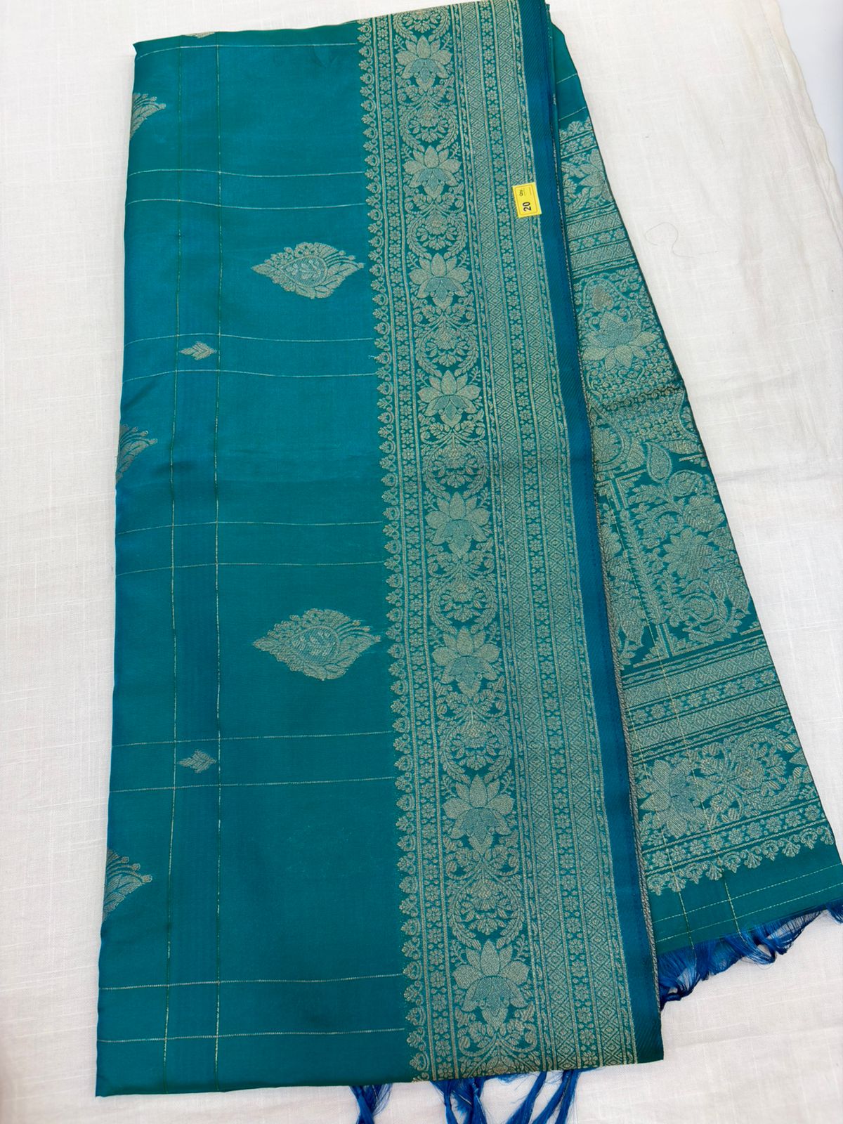 Soft Silk Checks Saree - A20