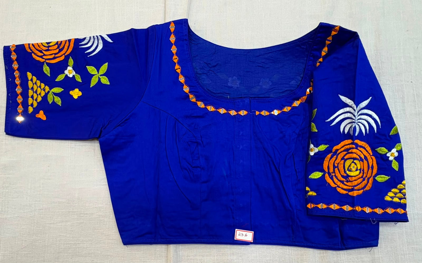 High Neck ReadyMade Blouse
