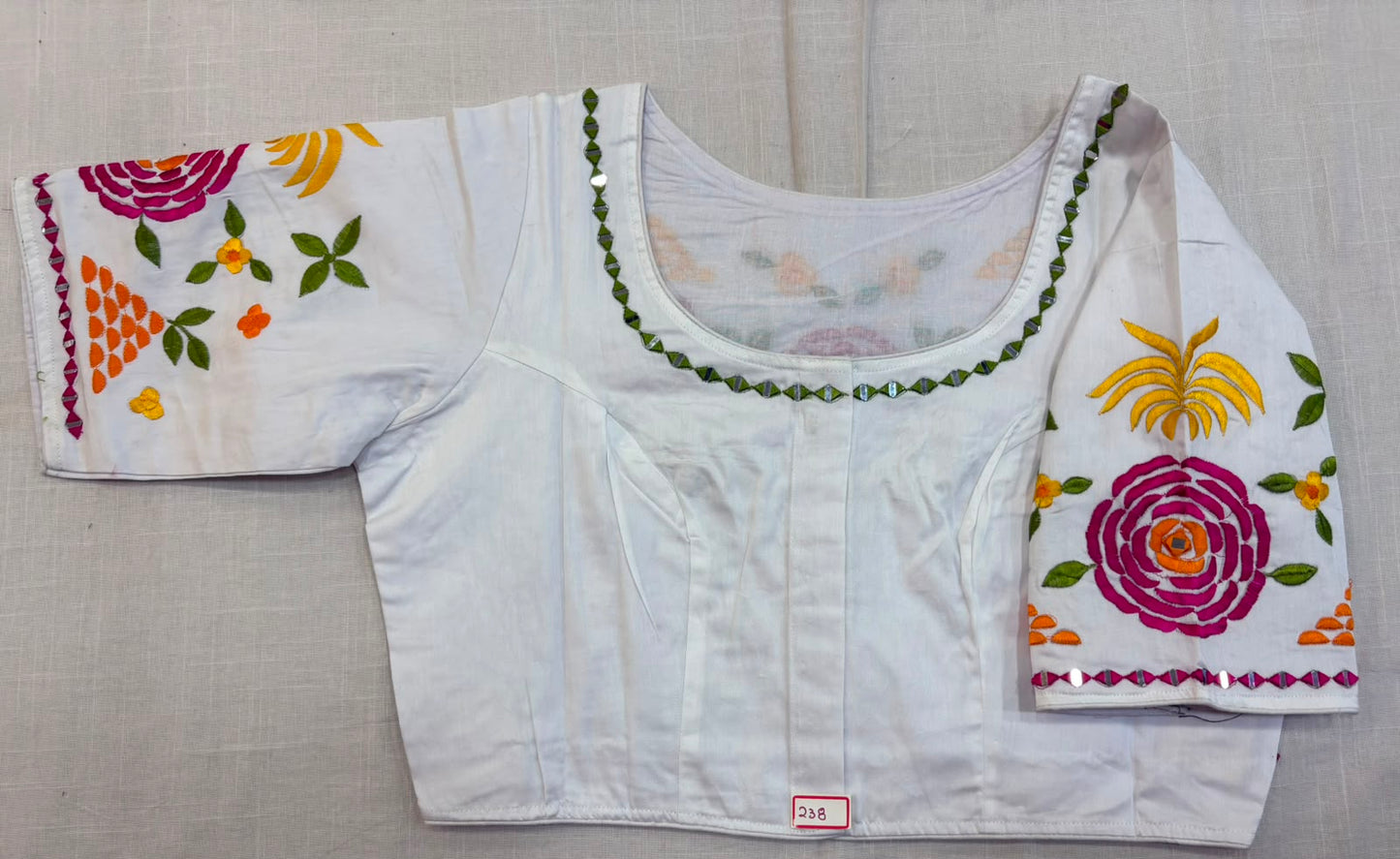High Neck ReadyMade Blouse
