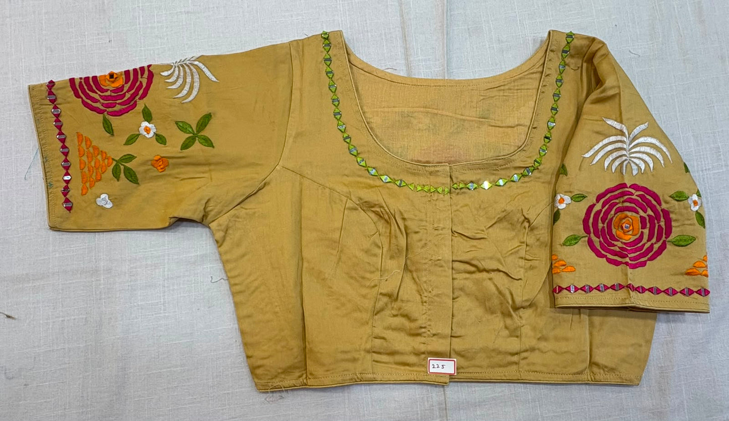 High Neck ReadyMade Blouse