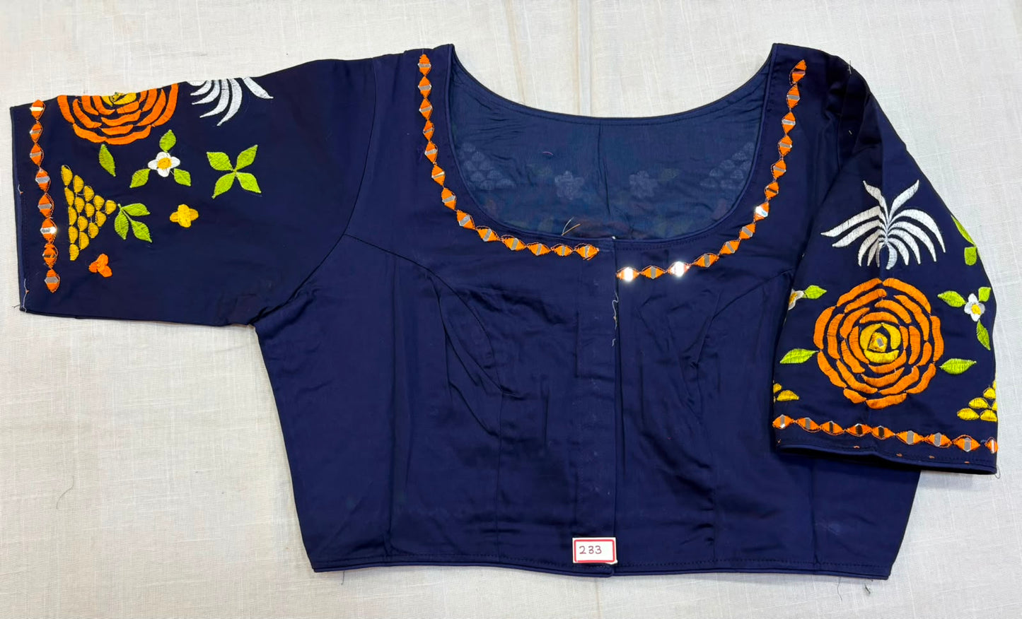 High Neck ReadyMade Blouse