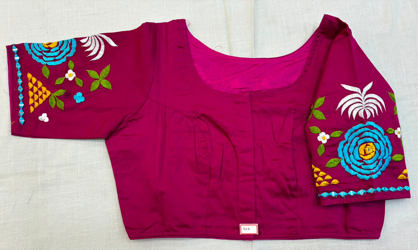 High Neck ReadyMade Blouse