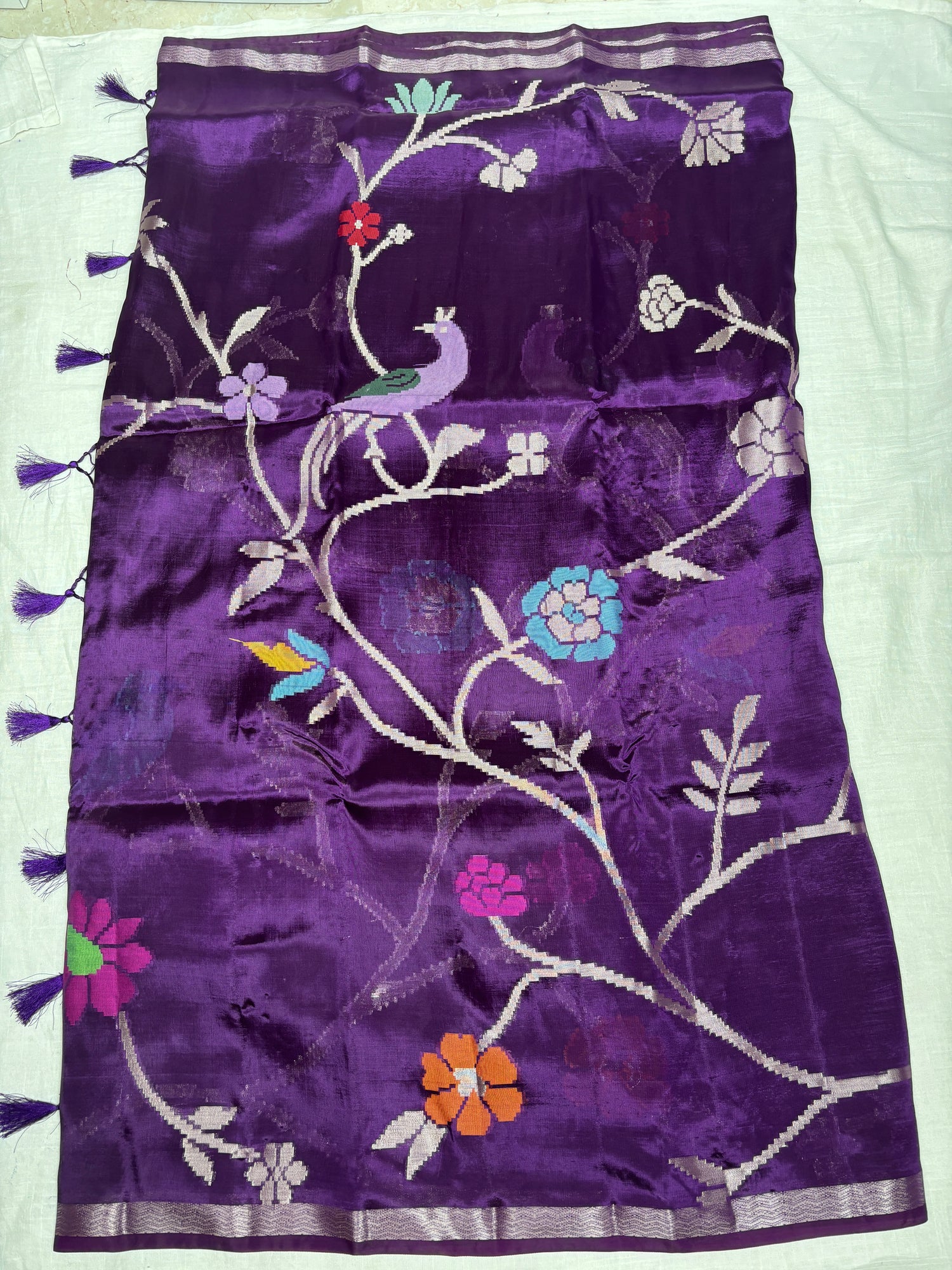 Paper Silk Jamdani sarees