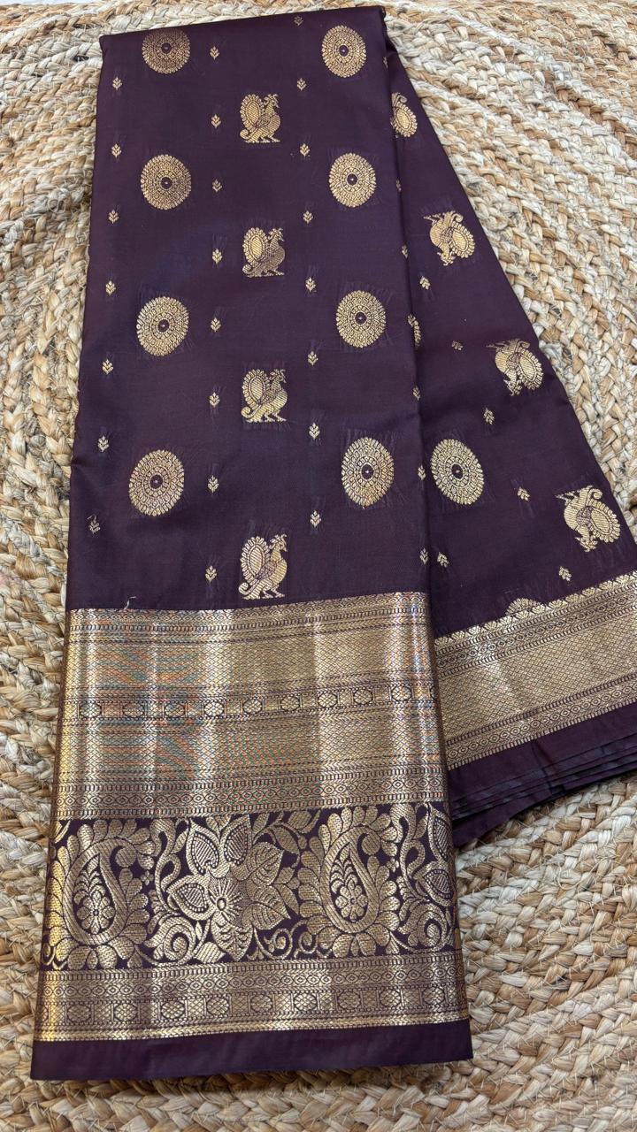 Semi Kanchi Butta sarees