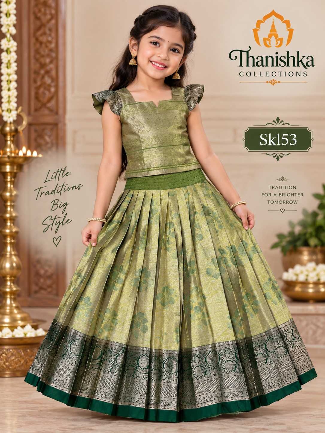 Kid’s lehenga Stitched