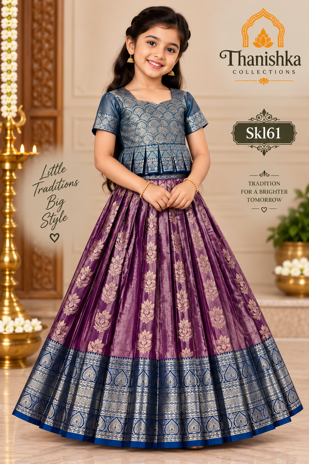 Kid’s lehenga Stitched