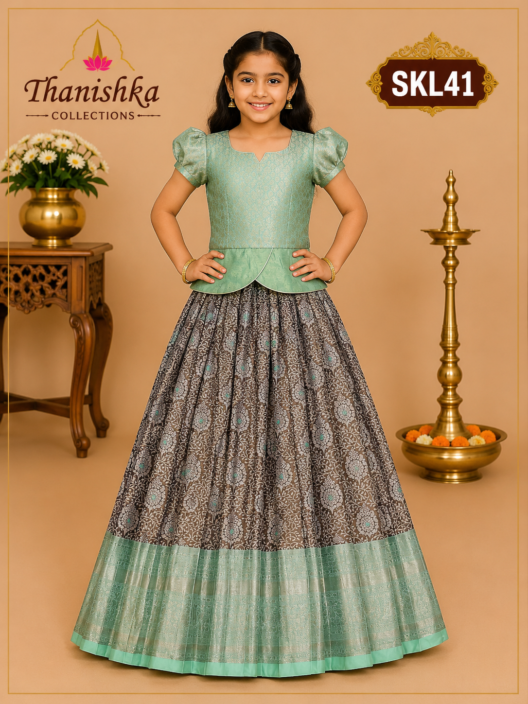 Kid’s lehenga Stitched