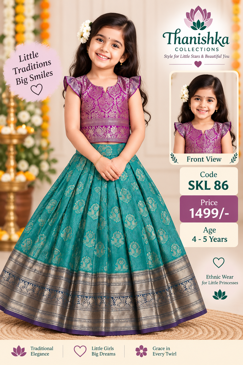 Kids Lehanga Blouse