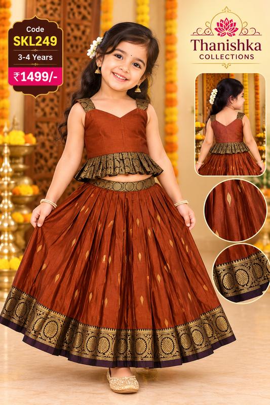 Kids Stitched Lehanga