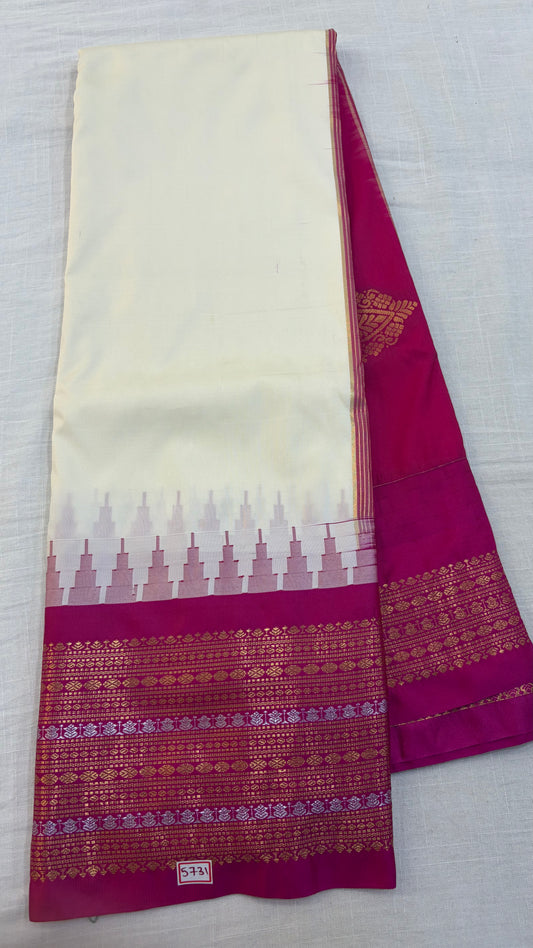 Semi Gadwal Silk Saree