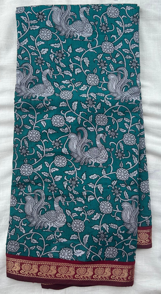 Maheshwari Silk - Green
