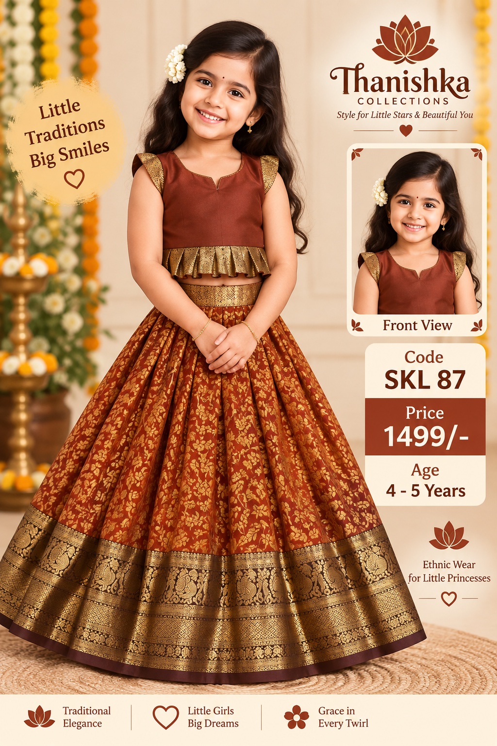 Kids Lehanga Blouse