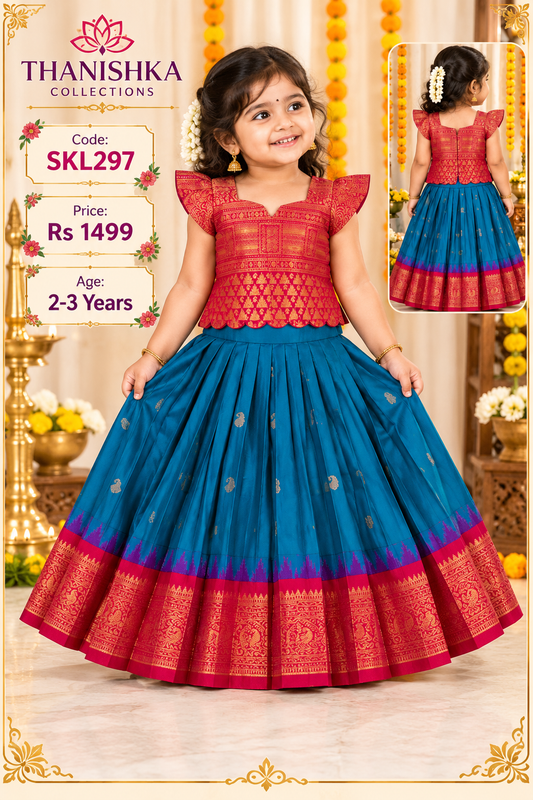 Kids Stitched Lehanga