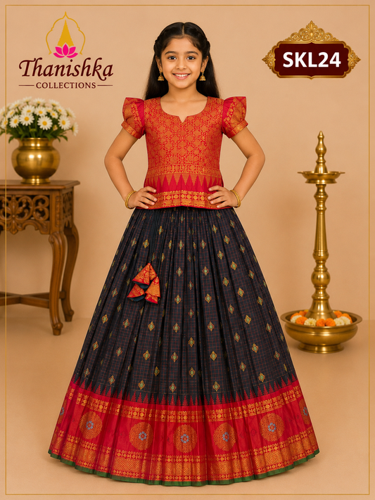 Kid’s lehenga Stitched