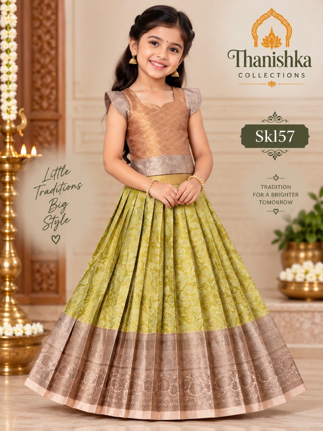 Kid’s lehenga Stitched