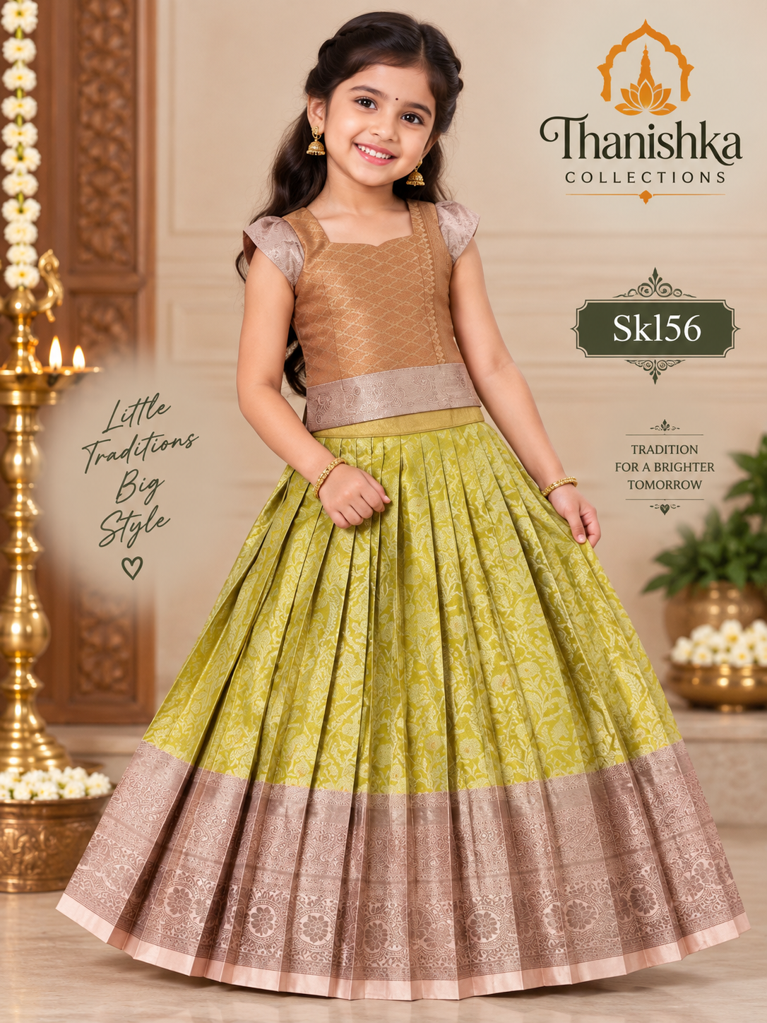 Kid’s lehenga Stitched