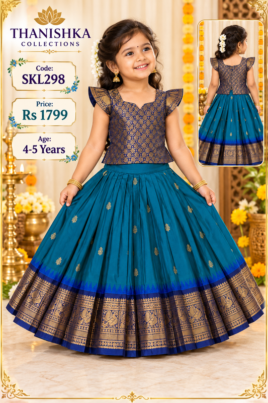 Kids Stitched Lehanga