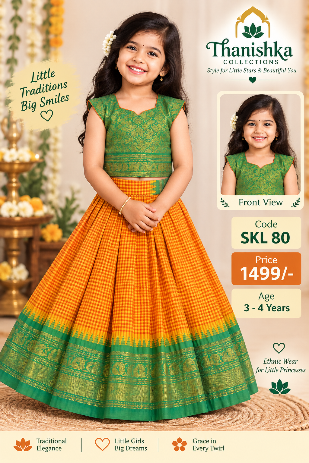 Kids Lehanga Blouse