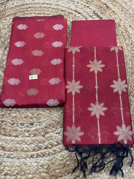 Banaras Cotton Dress Material04