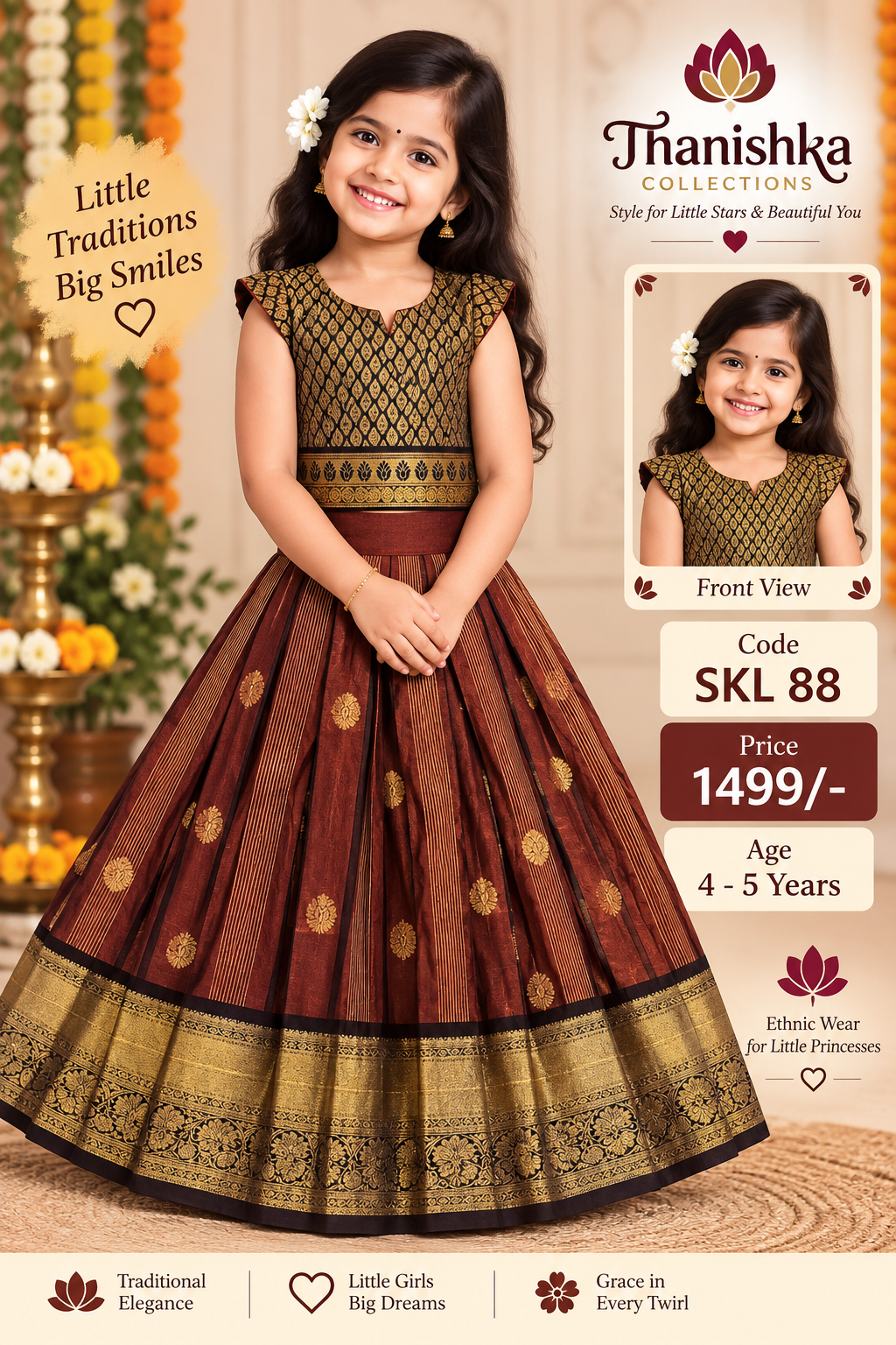 Kids Lehanga Blouse
