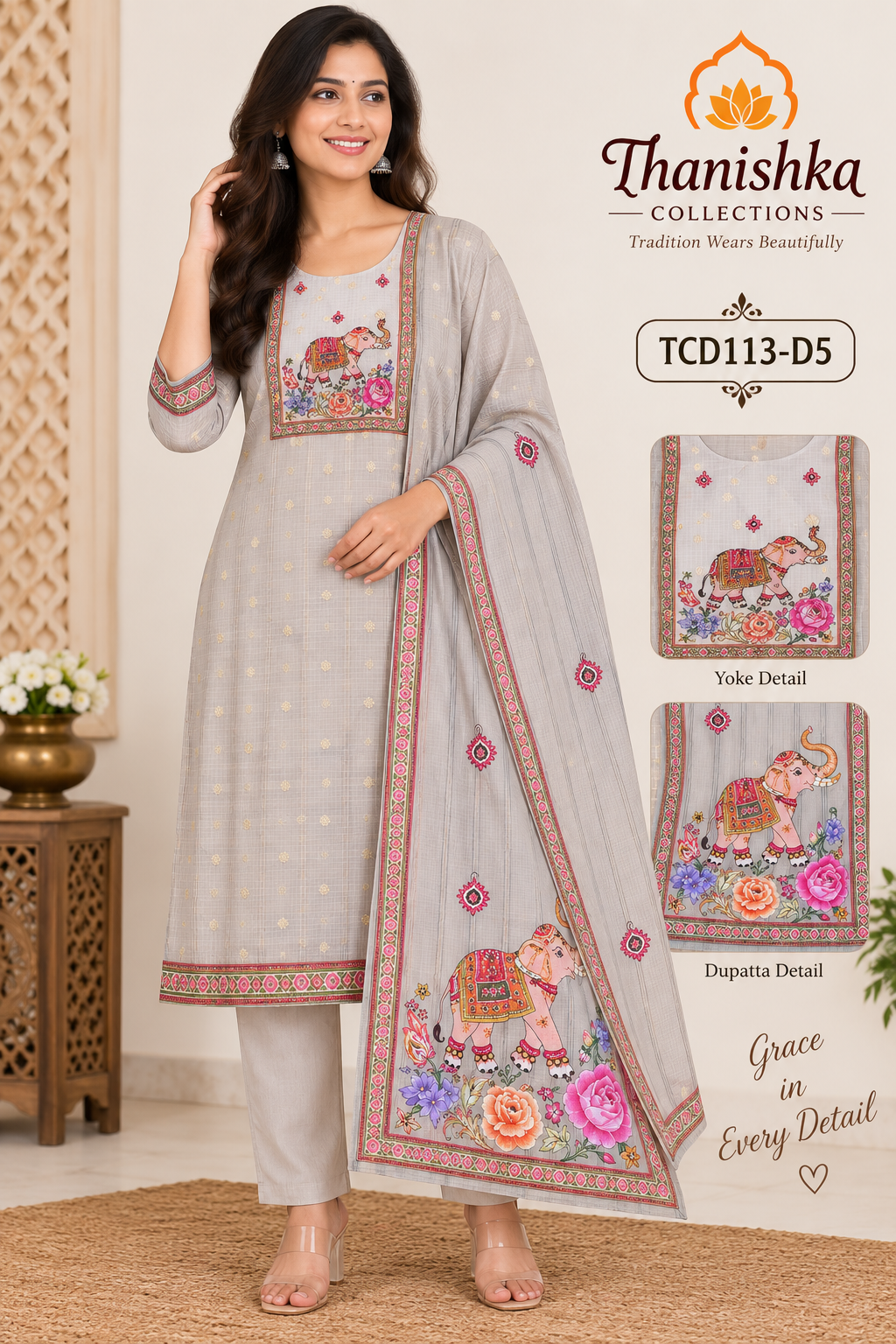 Kota Checks Kurti Set
