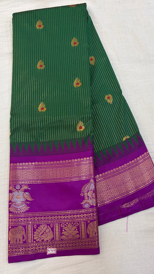 Semi Gadwal Silk Saree