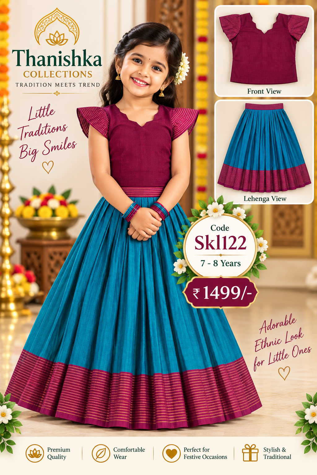 Kids Lehanga Blouse