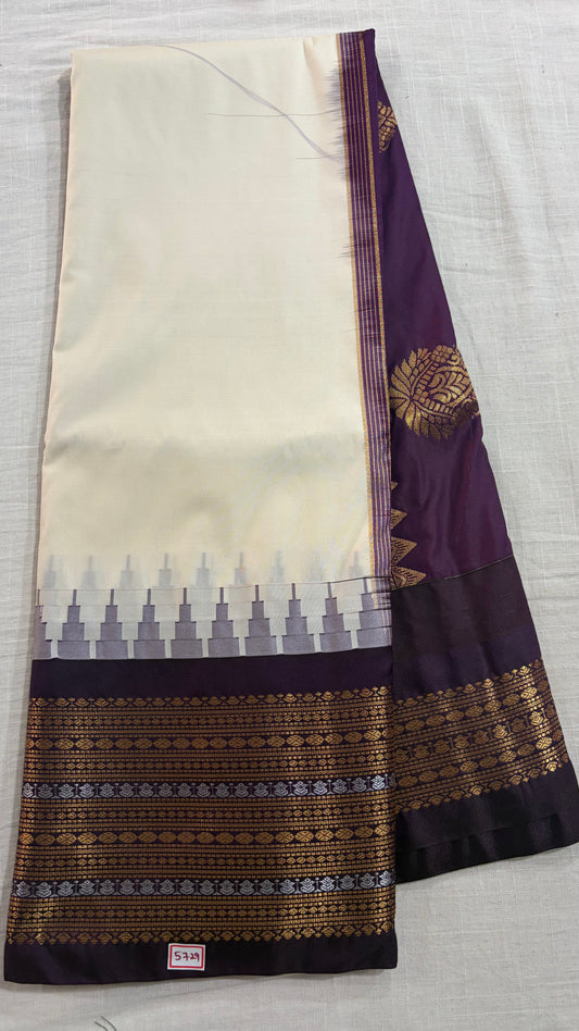 Semi Gadwal Silk Saree
