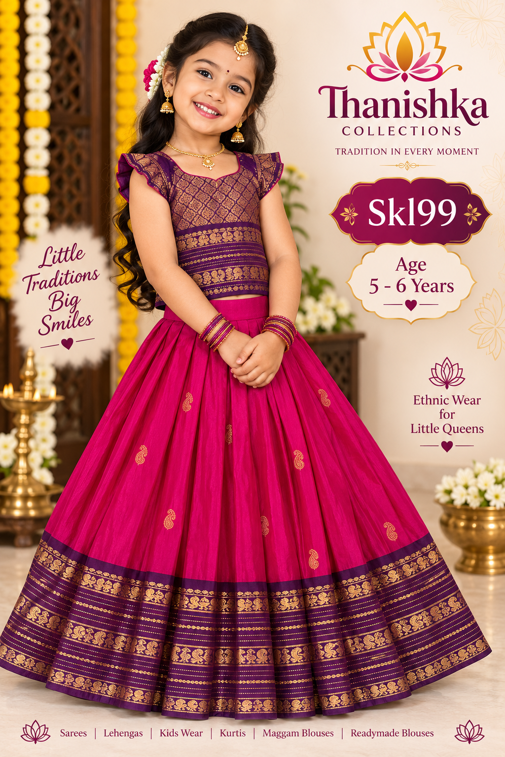Kids Lehanga Blouse