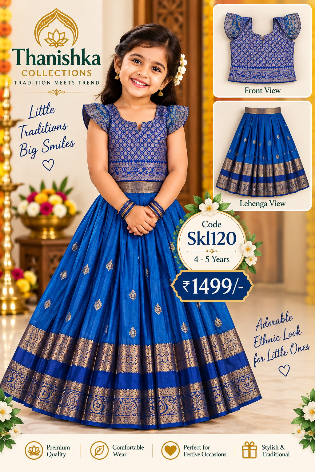 Kids Lehanga Blouse