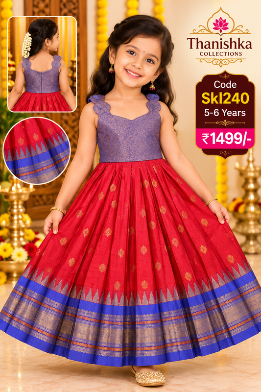 Kids Stitched Lehanga