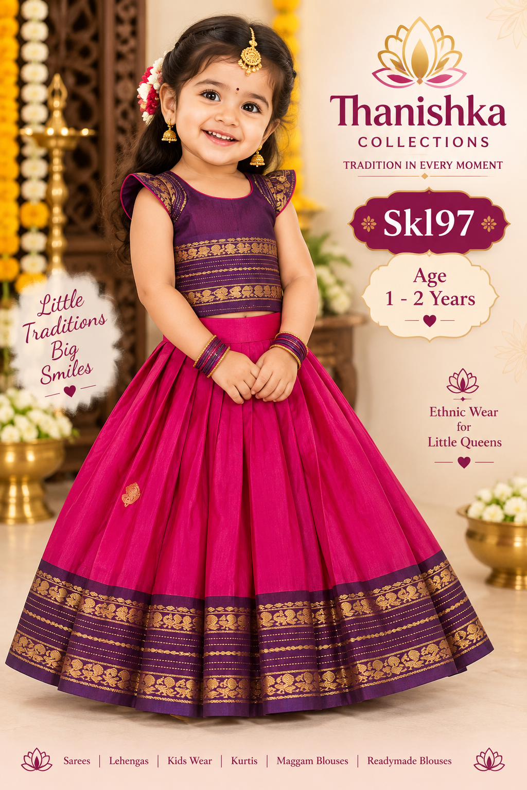 Kids Lehanga Blouse