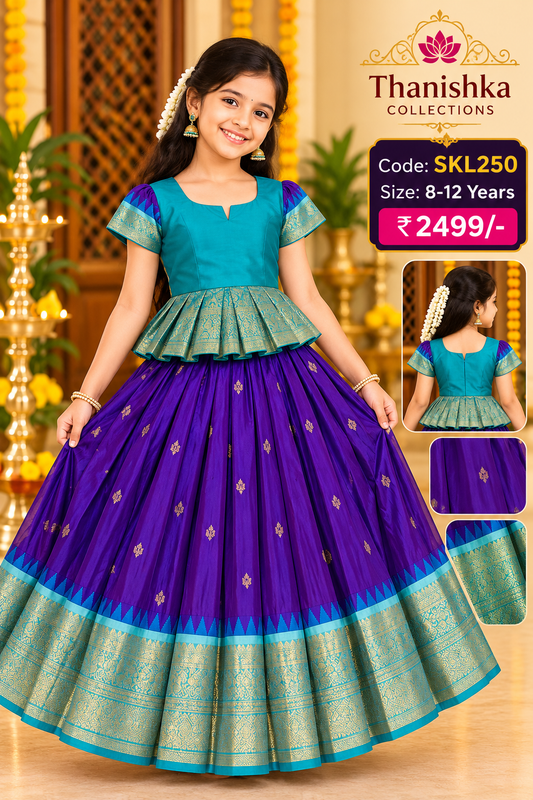 Kids Stitched Lehanga