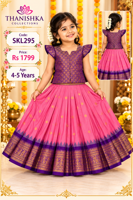 Kids Stitched Lehanga