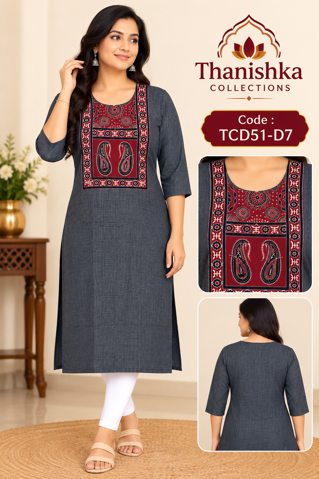 Khadi cotton Top